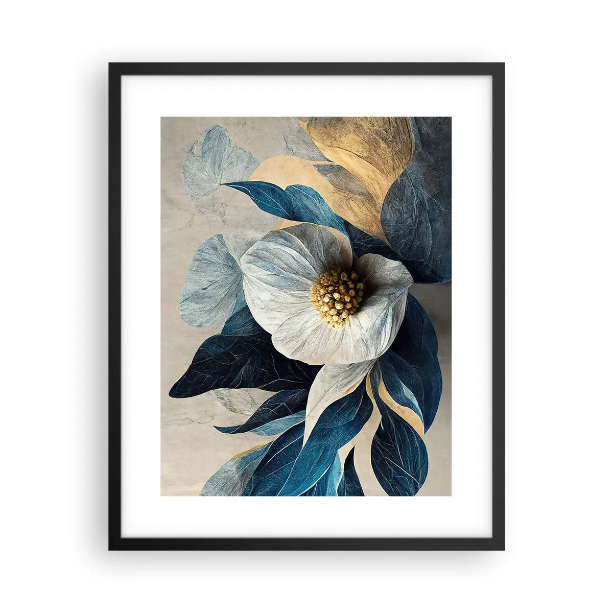 Poster in black frame - With a Heart of Gold - 40x50 cm