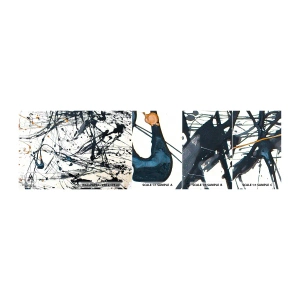 Photo Wallpaper Sample Standard Eco - With or Without Meaning? - Abstraction, Graphics, Piece - 100x30 cm