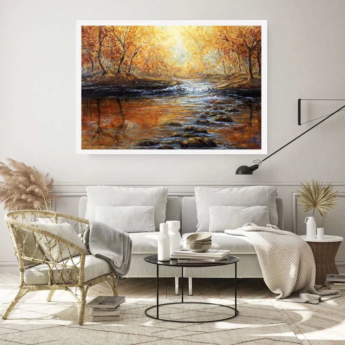 Poster - Golden Brook - 40x30 cm