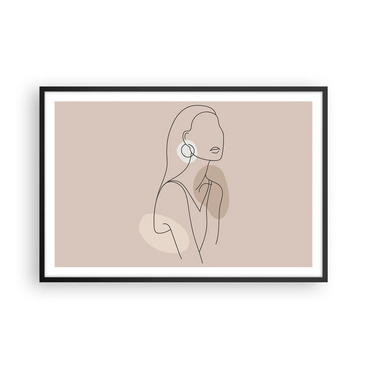 Poster in black frame - Icon of Girlhood - 91x61 cm