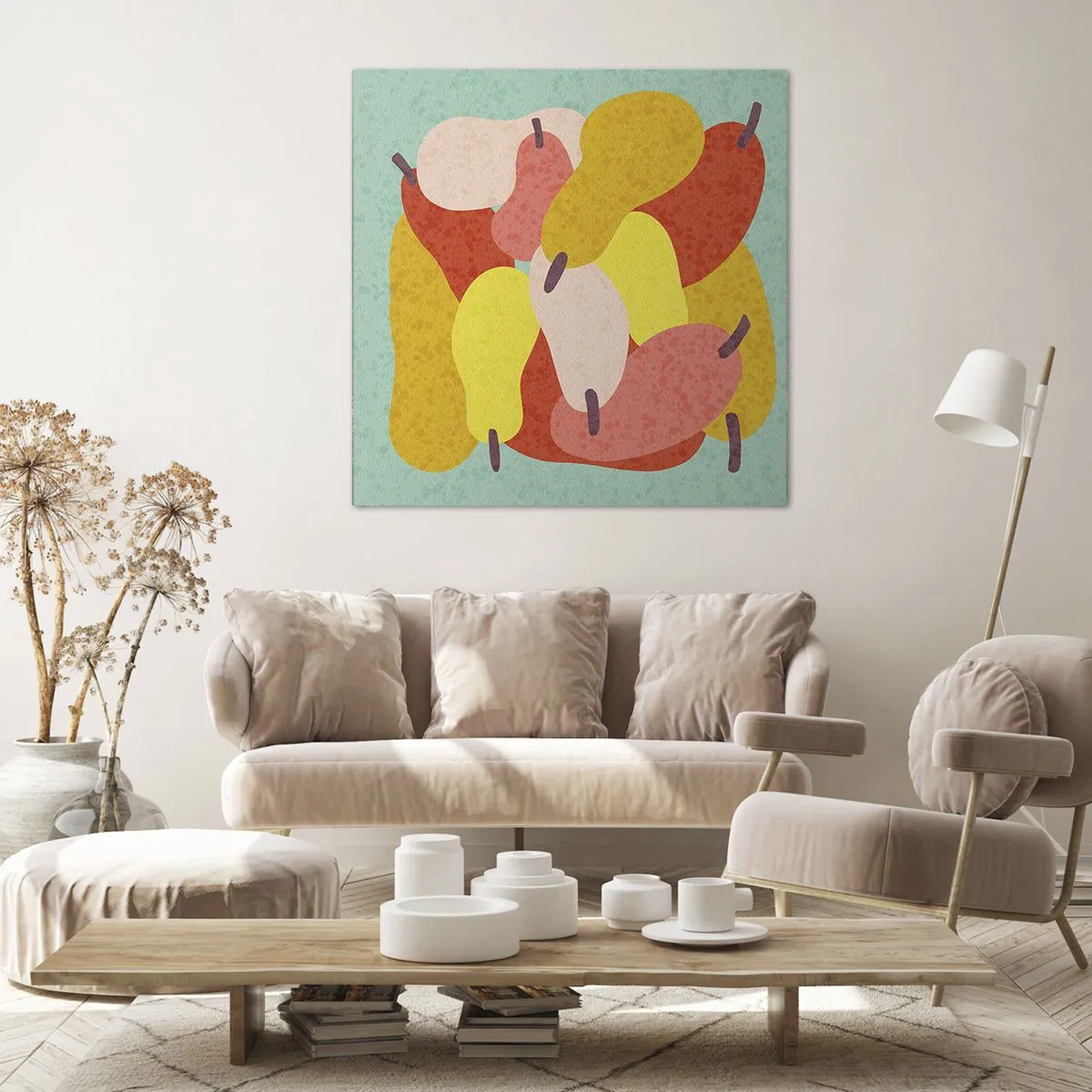 Canvas picture - Try Summer Sun - 40x40 cm
