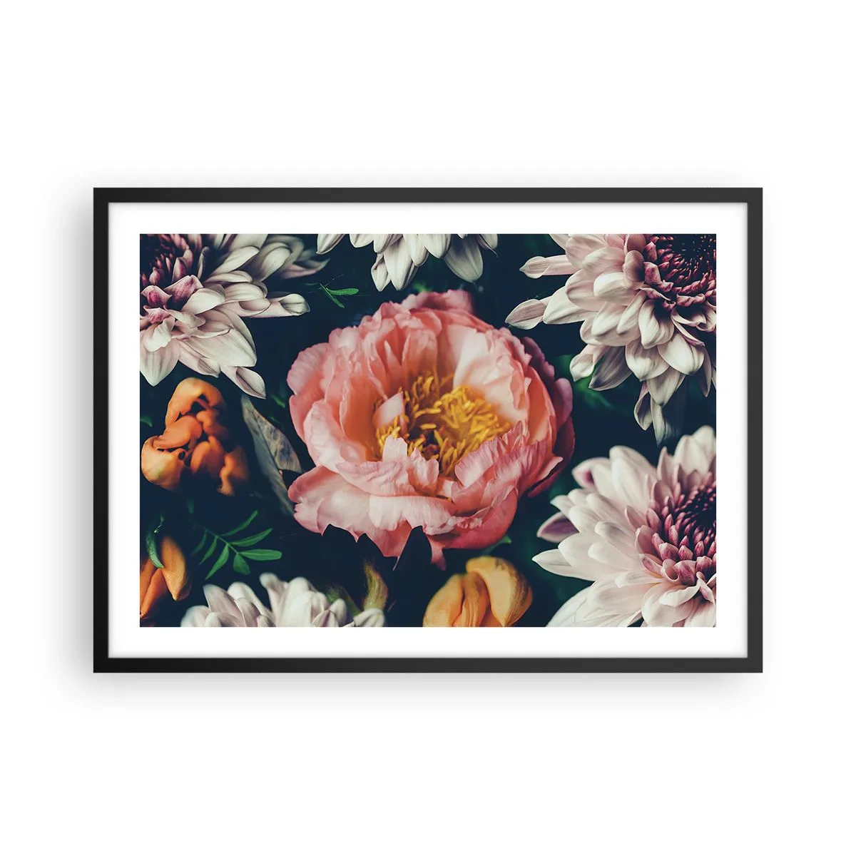 Poster in black frame - In Baroque Style - 70x50 cm