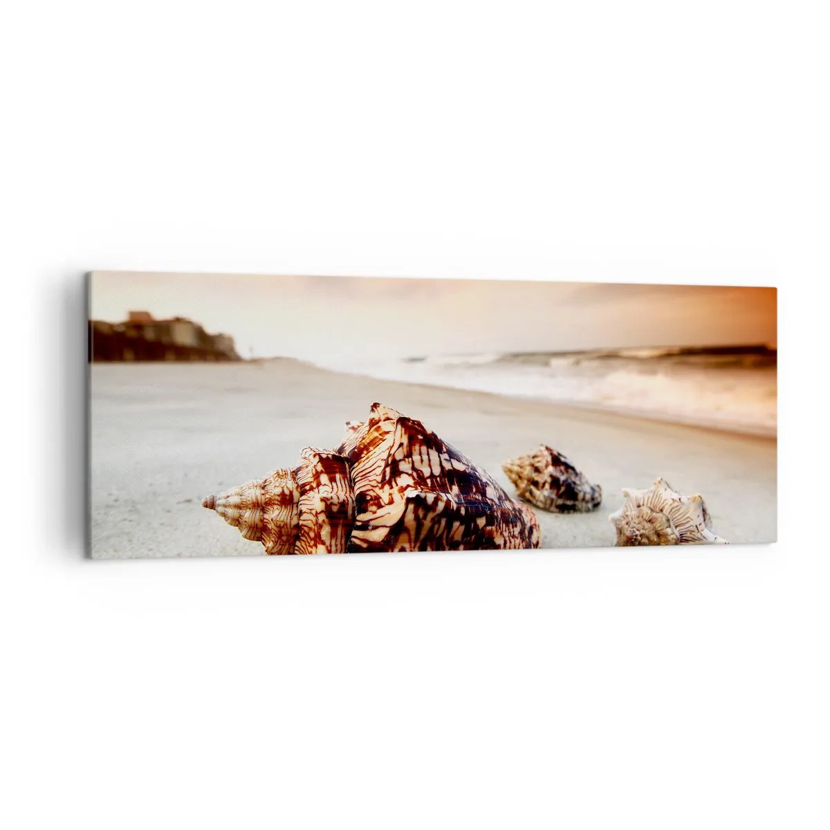 Canvas picture - Expelled by Waves - 140x50 cm