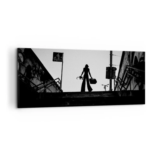 Canvas picture - City Wander - 100x40 cm