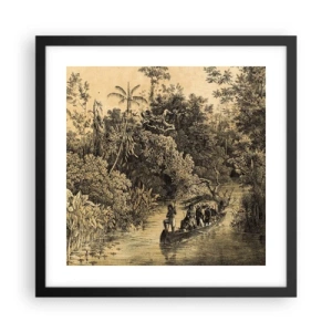 Poster in black frame - Journey to the Spring - 40x40 cm