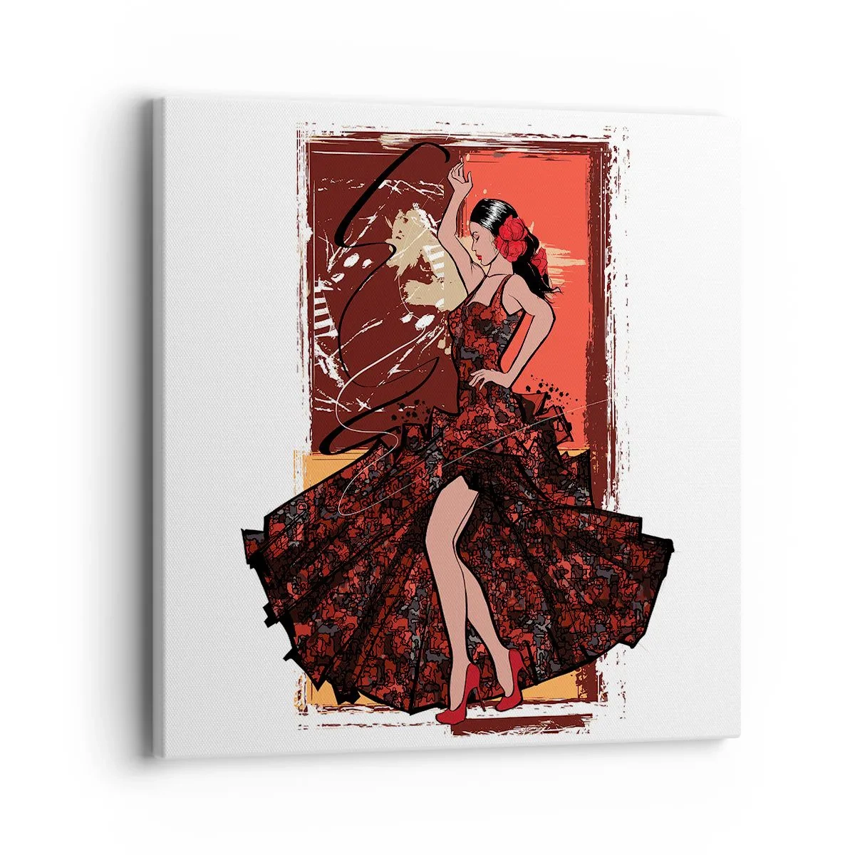 Canvas picture - In the Rhythm of the Heart - 40x40 cm