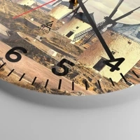 Clock face with numbers