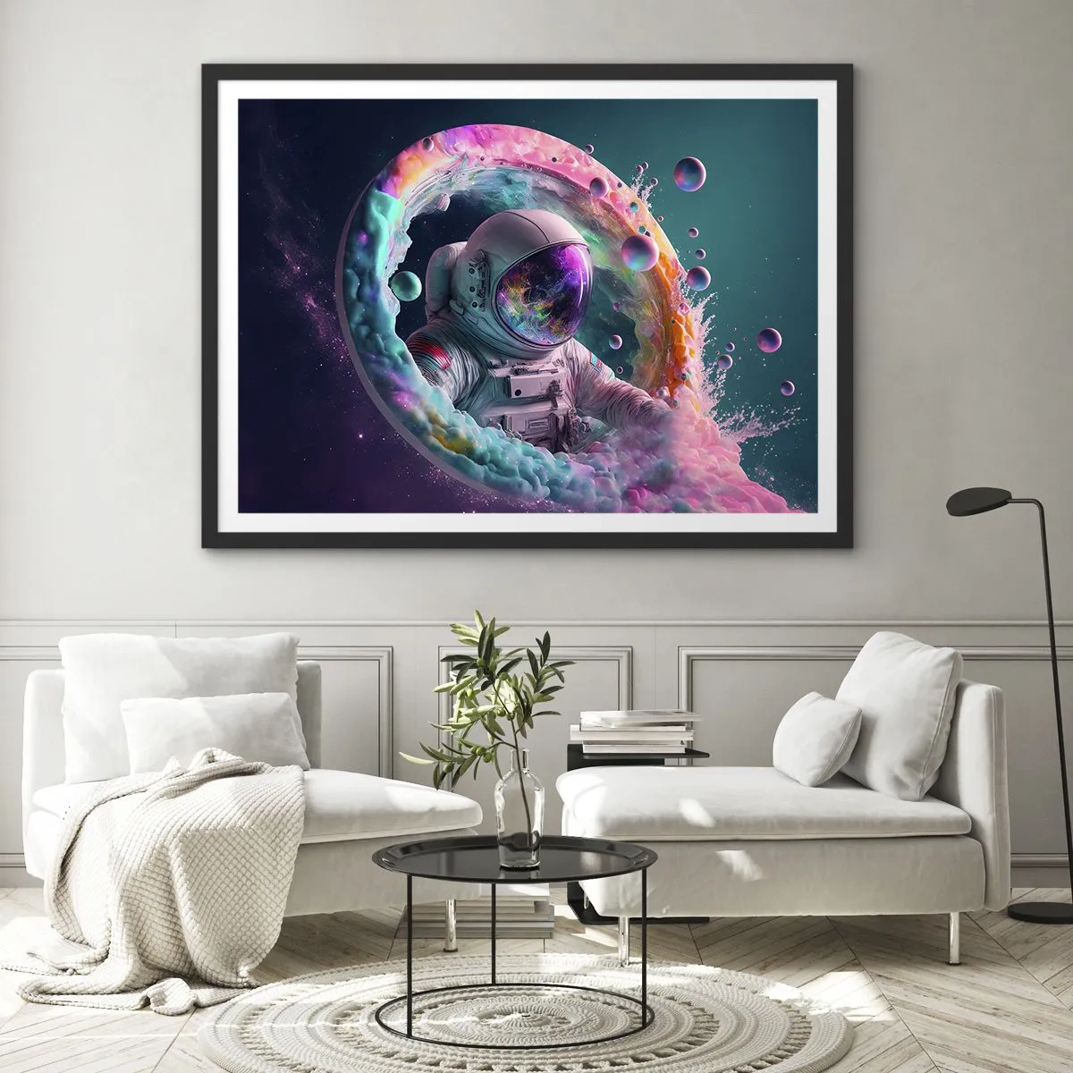 Poster in black frame - Star Gate - 70x50 cm