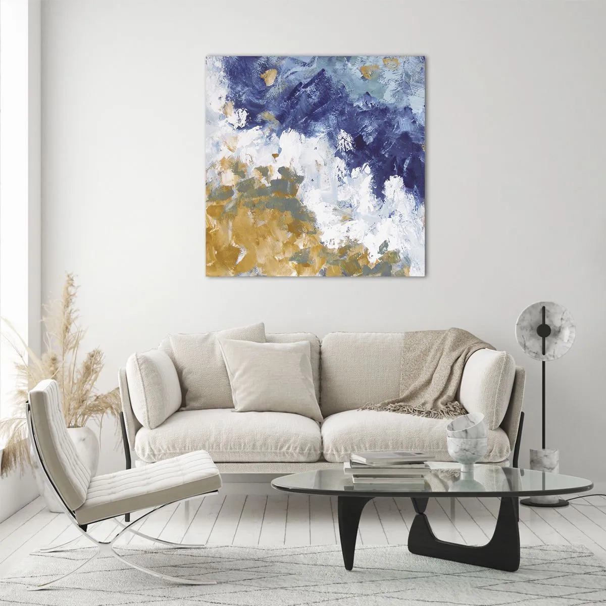 Glass picture - The Dance of Elements - 60x60 cm