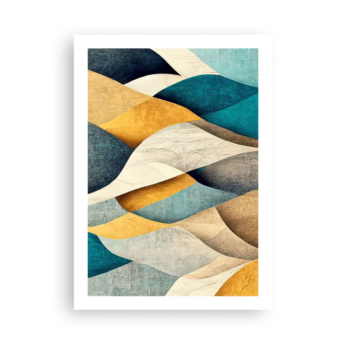 Poster - Rhythm and Undulation - 50x70 cm