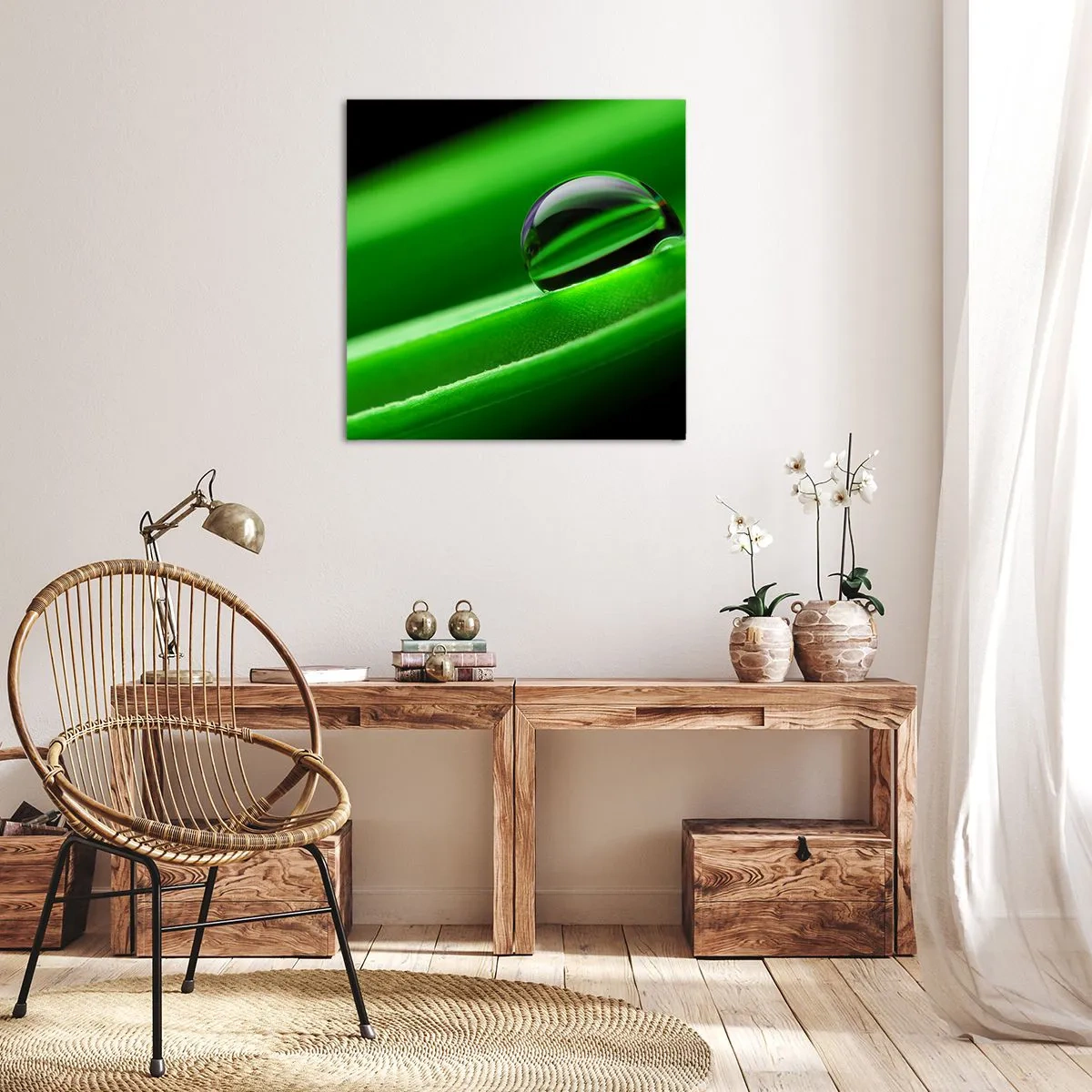 Canvas picture - Life from a Close-Up - 30x30 cm