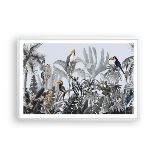Poster in white frmae - African Fairy Tale - 91x61 cm