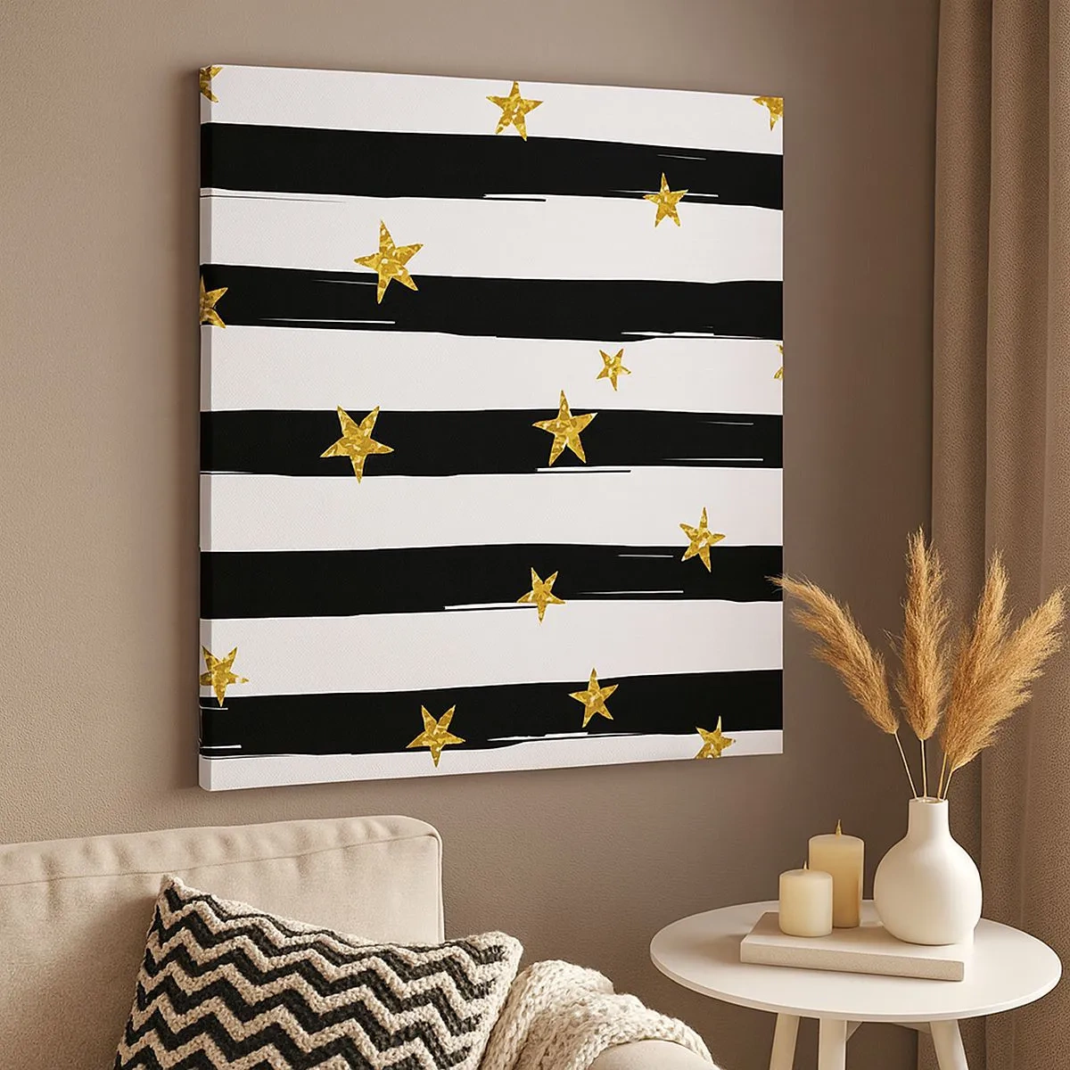 Canvas picture - We Have All Been Born Under a Lucky Star - 30x30 cm