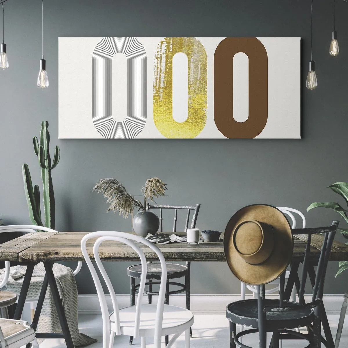 Canvas picture - Ooo! - 90x30 cm