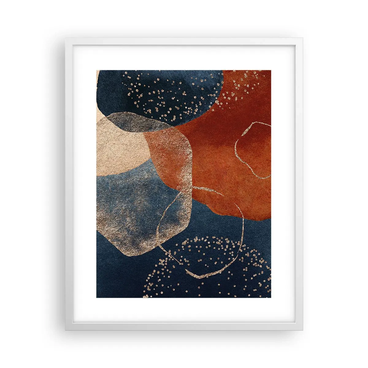 Poster in white frmae - Lightness of Being - 40x50 cm