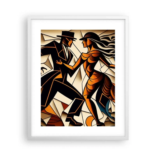 Poster in white frmae - Dance of Passion  - 40x50 cm