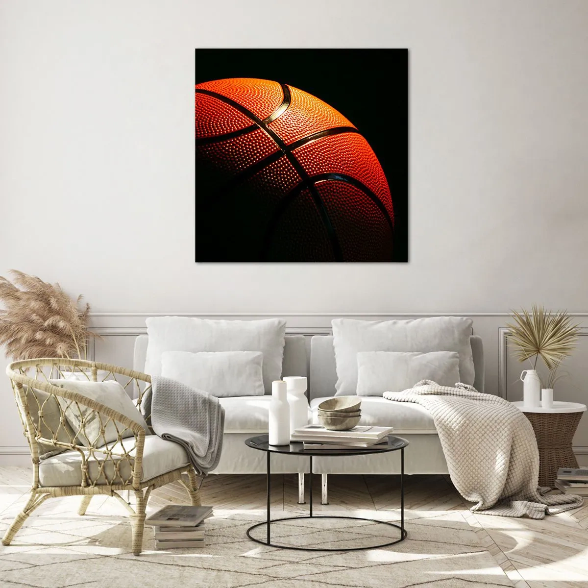 Glass picture - Beautiful Like a Planet - 30x30 cm