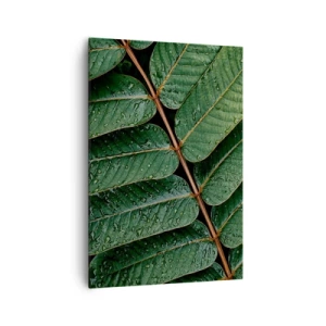 Canvas picture - In Green Rhythm - 70x100 cm