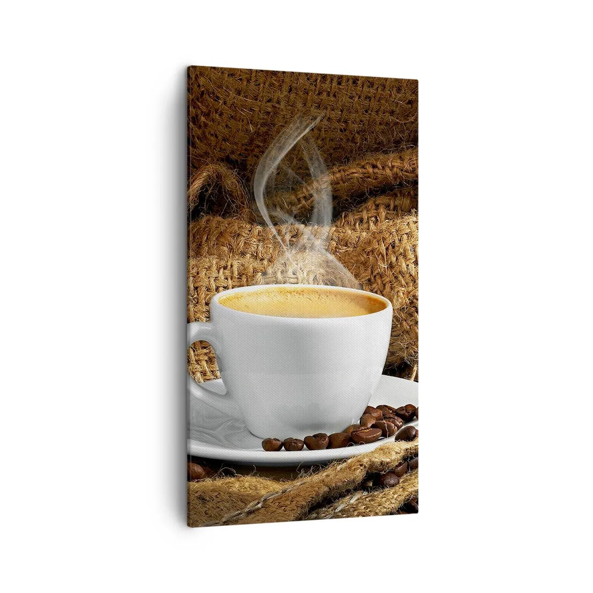 Canvas picture - Smell of a Mocha and Density of a Honey Drink - 45x80 cm