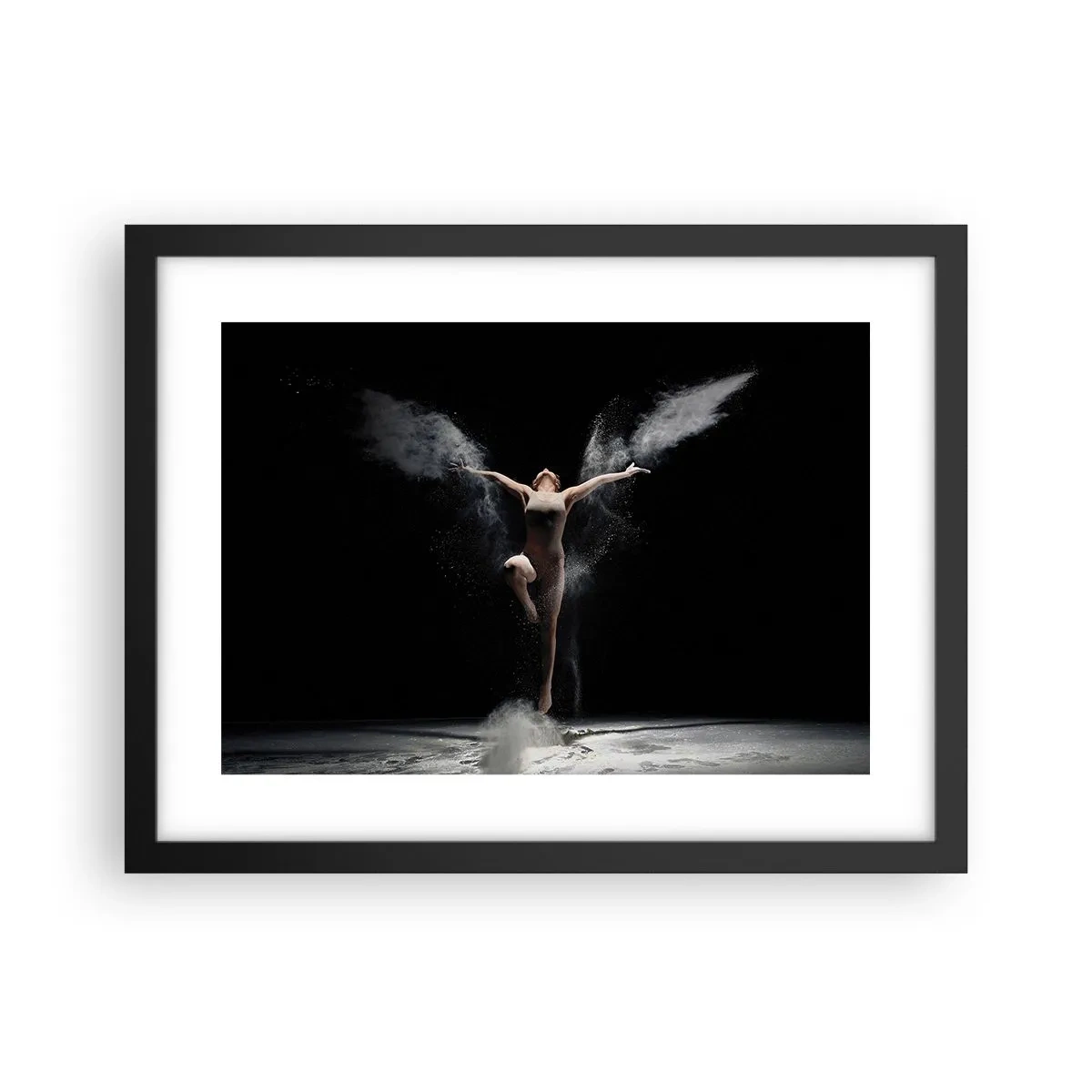 Poster in black frame - Elves Exist - 40x30 cm