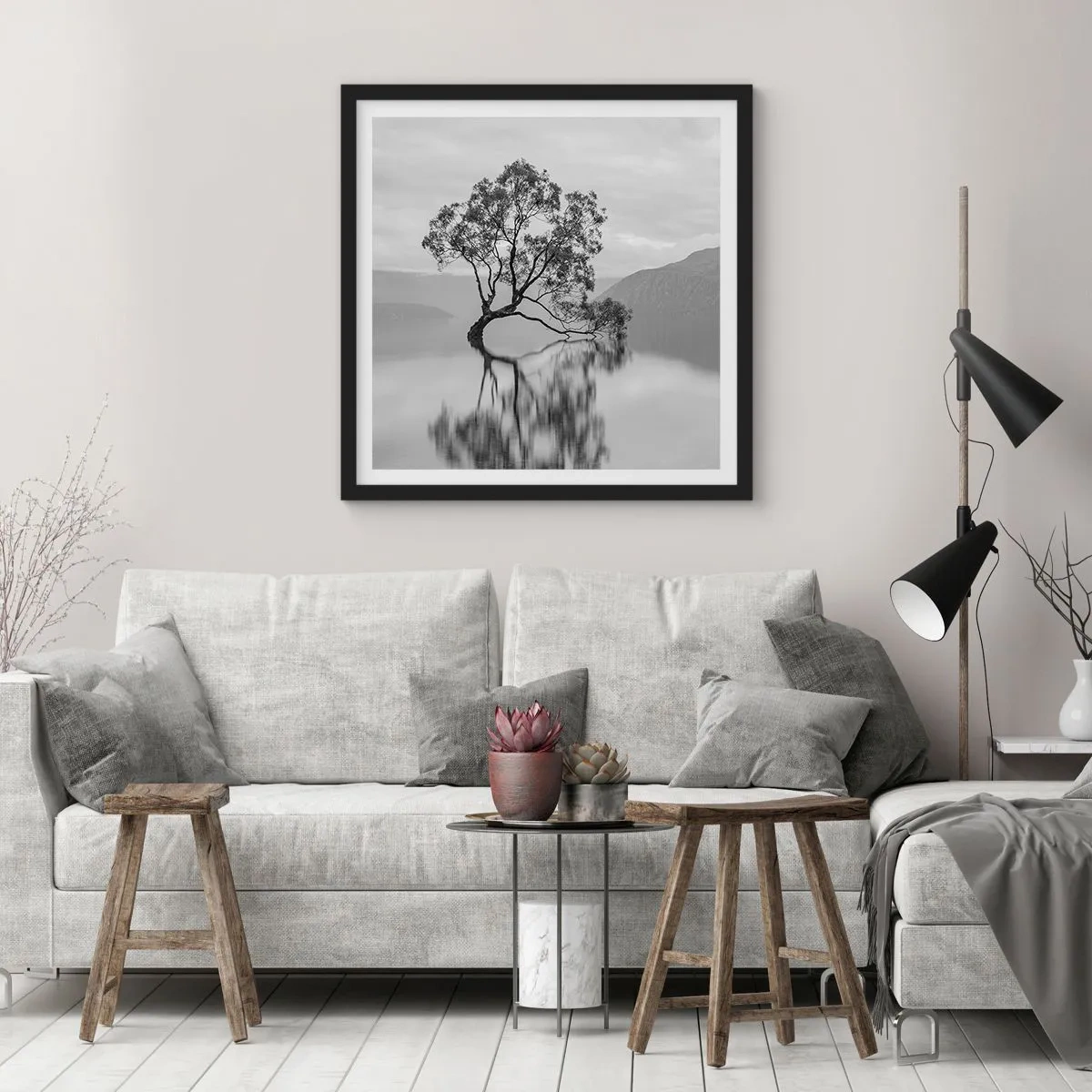 Poster in black frame - There Is Such Country - 40x40 cm