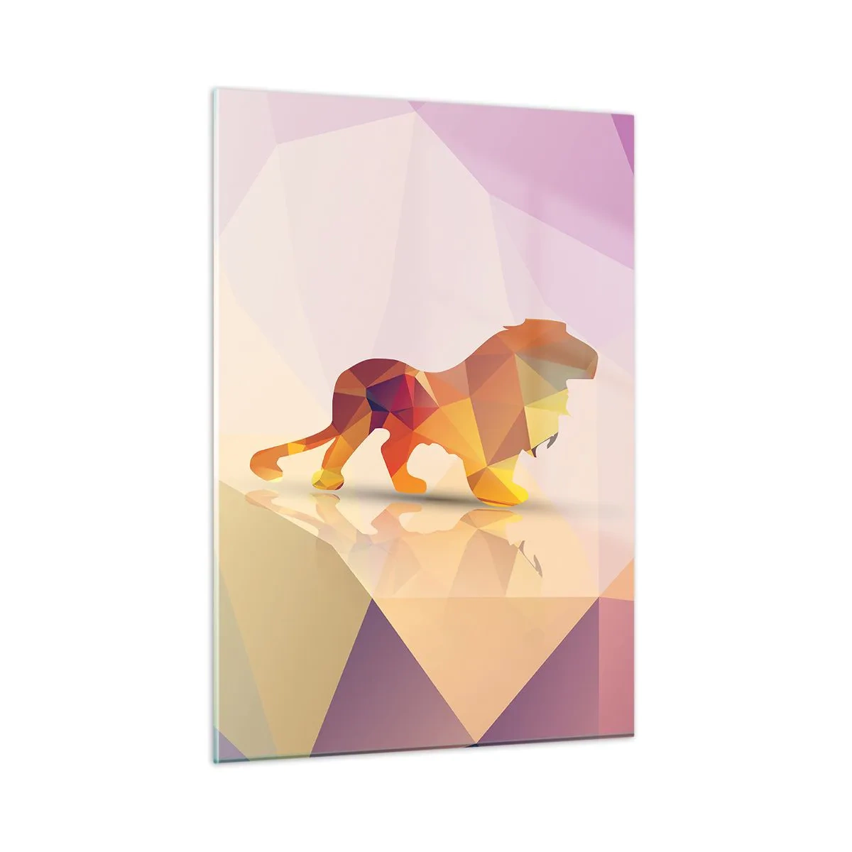 Glass picture - Diamond King - 50x70 cm