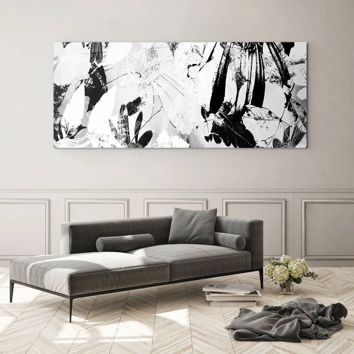 Glass picture - Autumn in a Negative - 140x50 cm