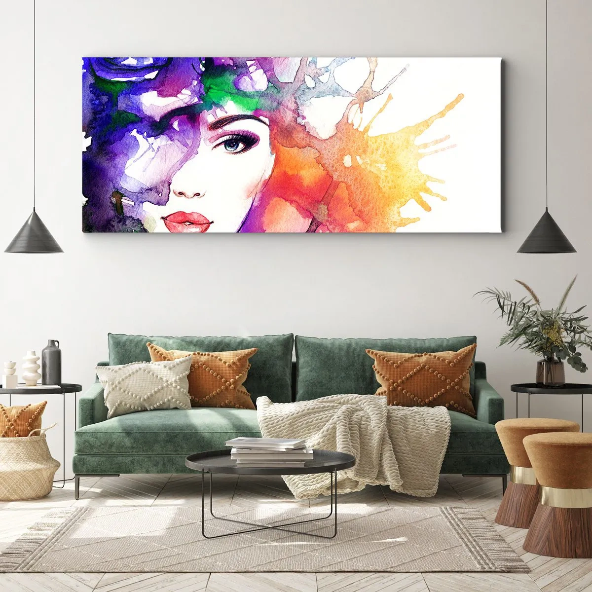 Canvas picture - With Head in the Clouds - 140x50 cm