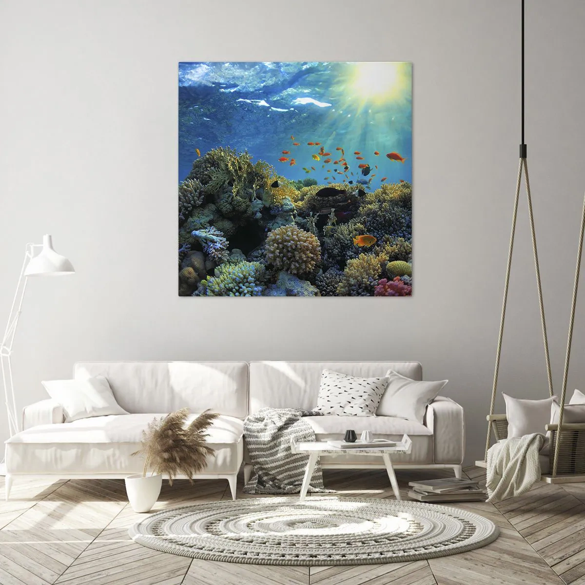 Canvas picture - Underwater Treasures - 50x50 cm
