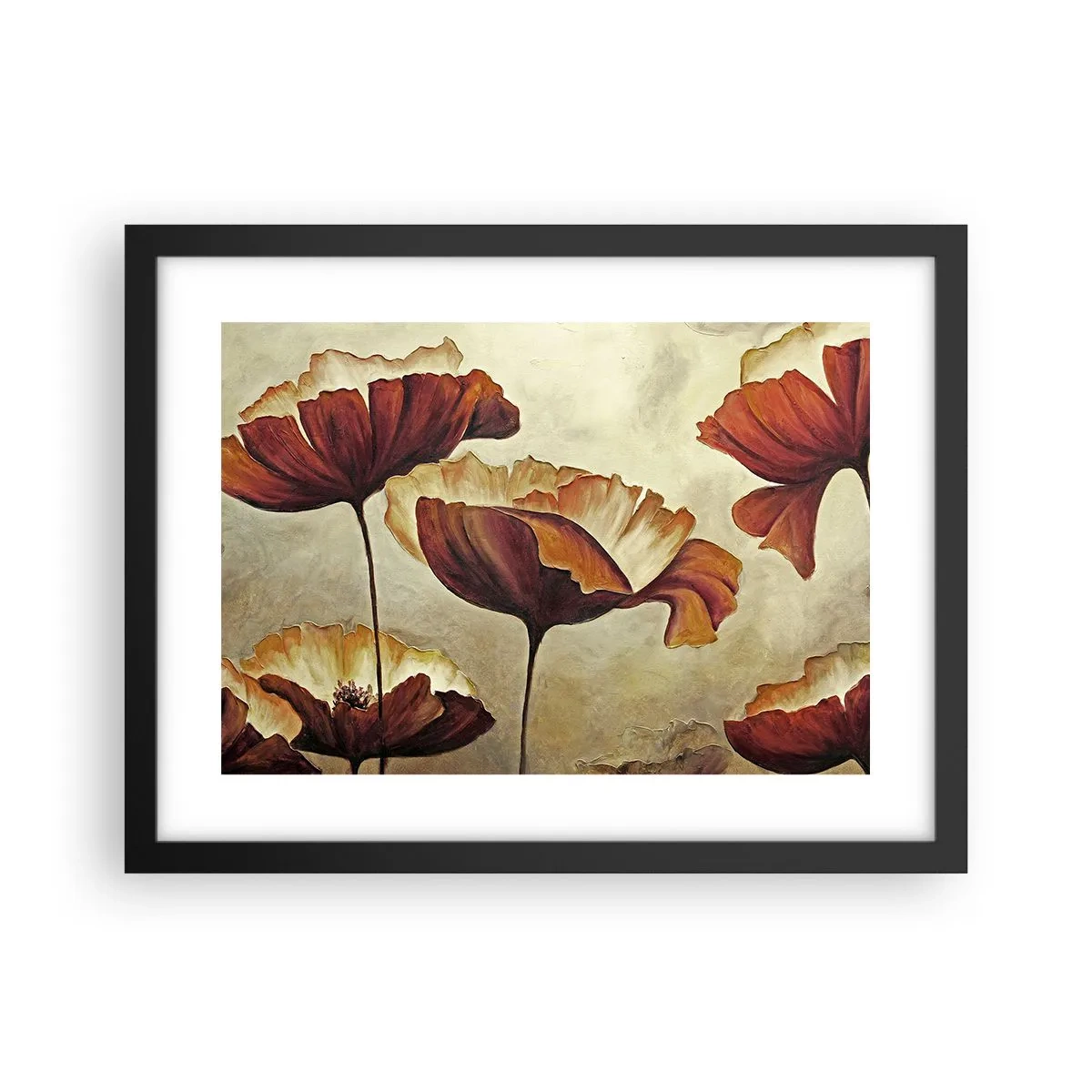 Poster in black frame - Piece of Meadow - 40x30 cm