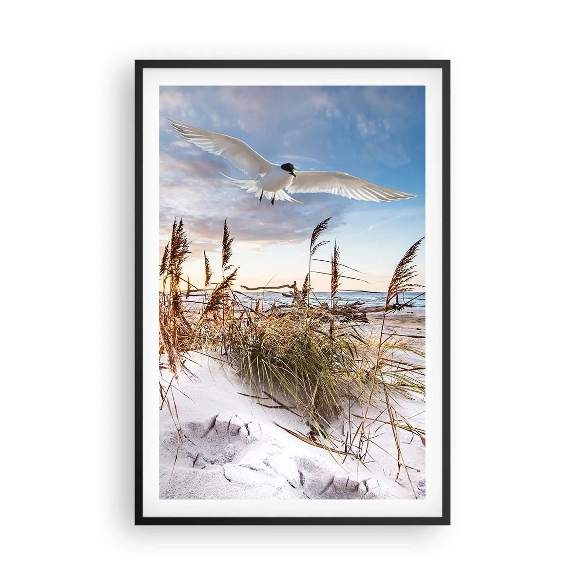 Poster in black frame - Wind from the Sea - 61x91 cm