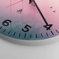 Clock face with numbers