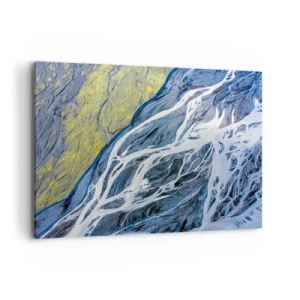 Canvas picture - Cave Paintings of Nature - 100x70 cm