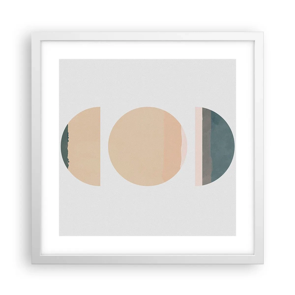 Poster in white frmae - Wheel after a Wheel - 40x40 cm