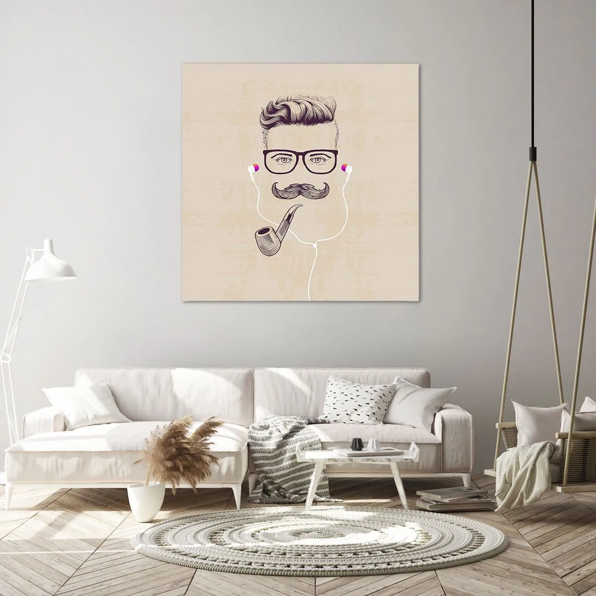 Canvas picture - A Real Man? - 30x30 cm