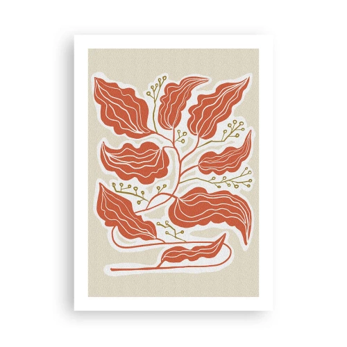 Poster - Folk and Coral - 50x70 cm