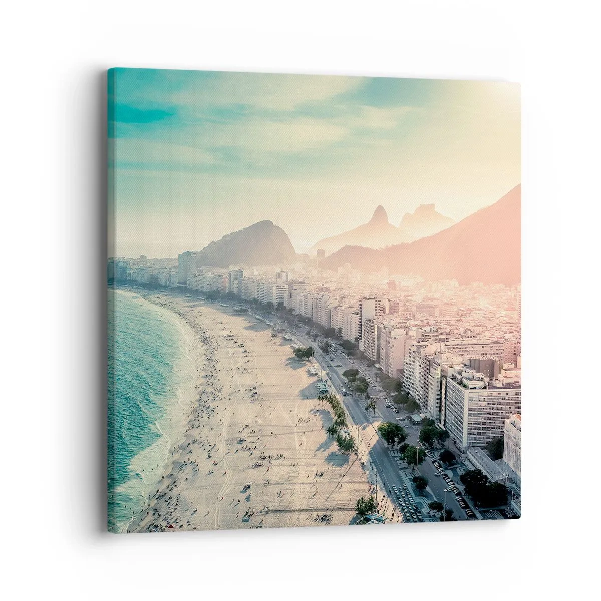 Canvas picture - Eternal Holiday in Rio - 40x40 cm