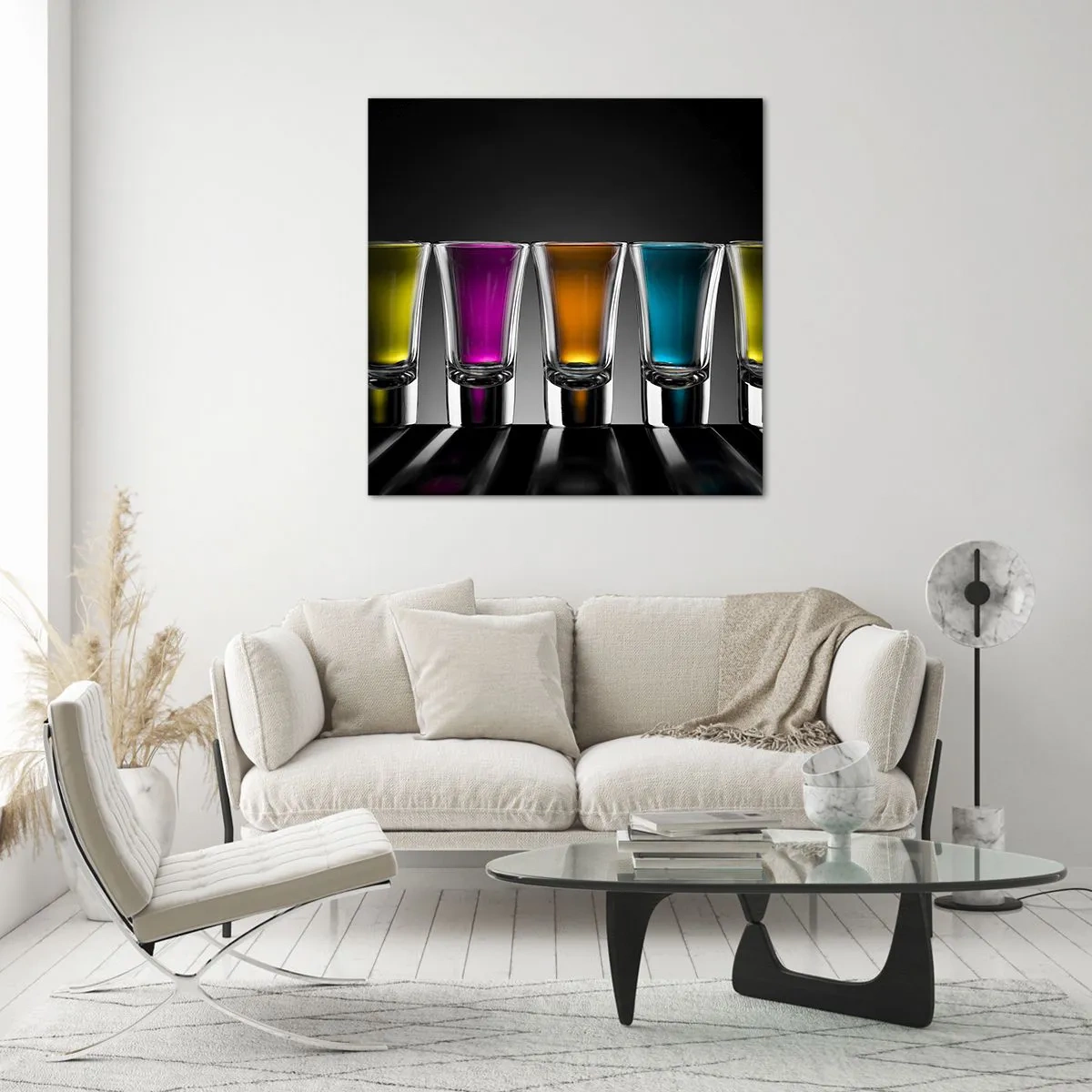 Glass picture - Colours of Joy - 50x50 cm
