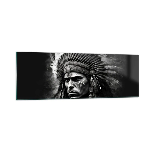 Glass picture - Chief and Warrior - 90x30 cm