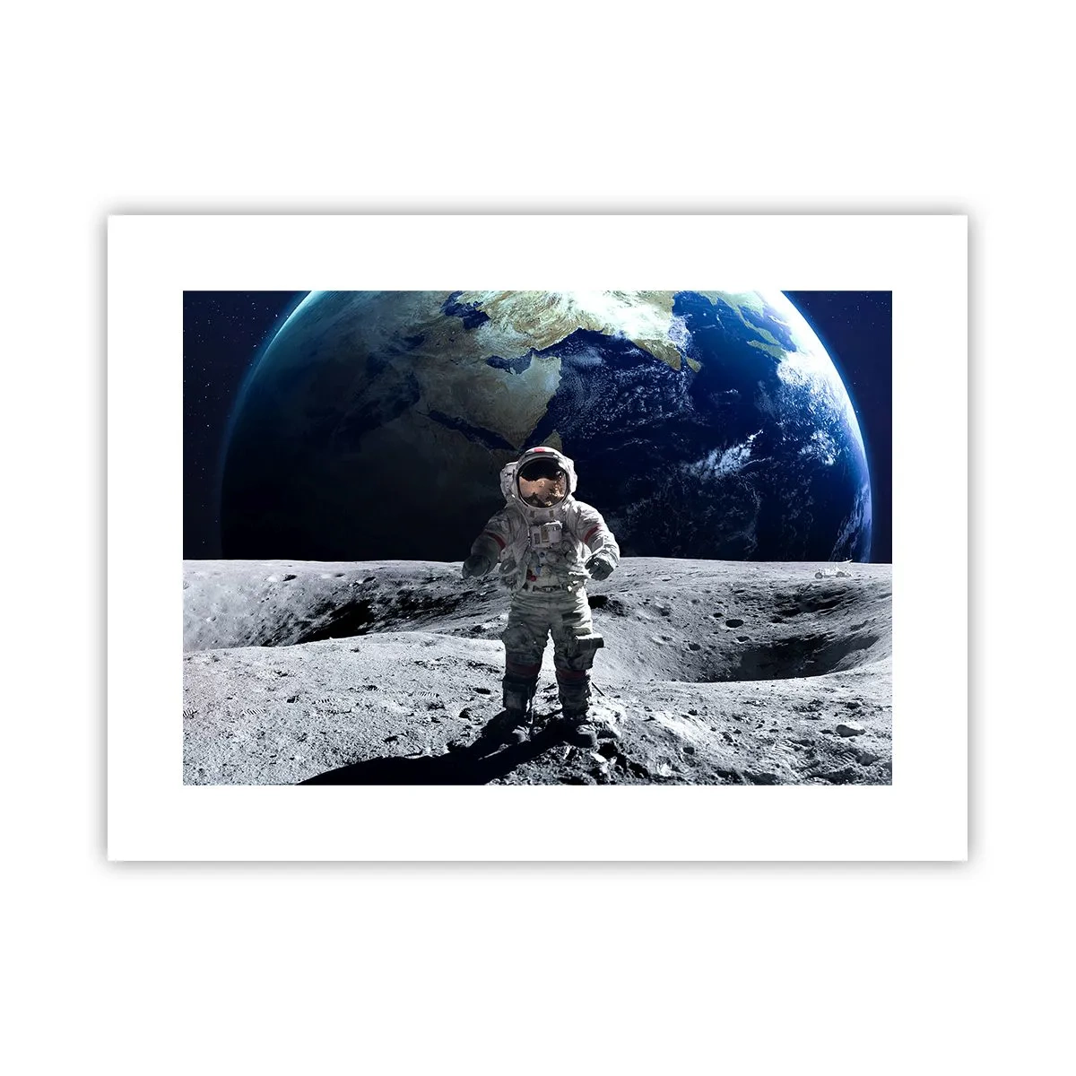 Poster - Greetings from the Moon - 40x30 cm