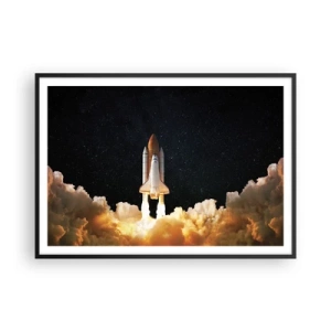 Poster in black frame - As Astra! - 100x70 cm