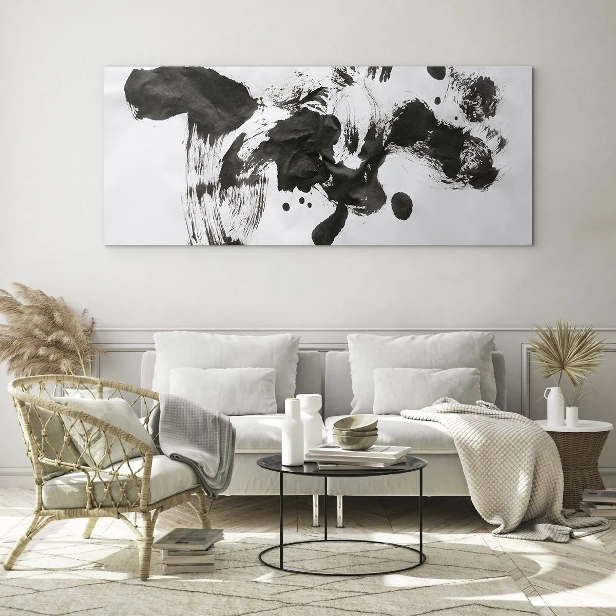 Glass picture - A Method in Madness? - 100x40 cm