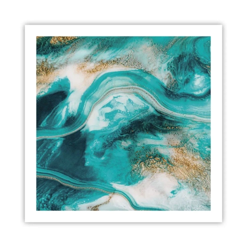 Poster - River of Gold - 60x60 cm