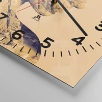 Clock face with numbers