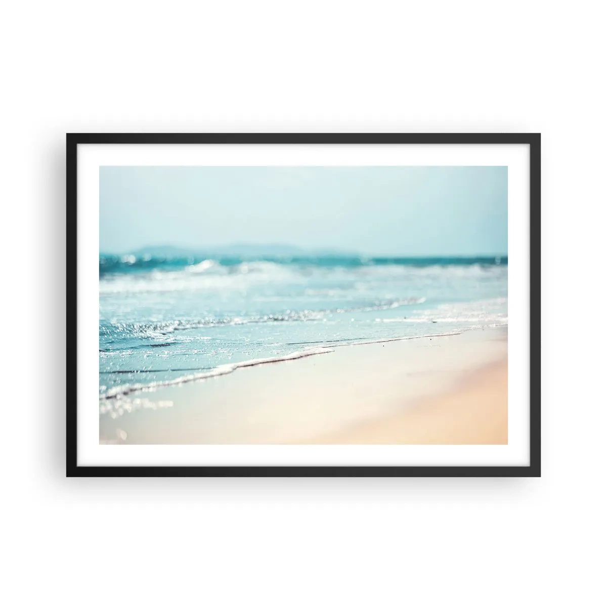 Poster in black frame - Warmth and Breeze - 70x50 cm