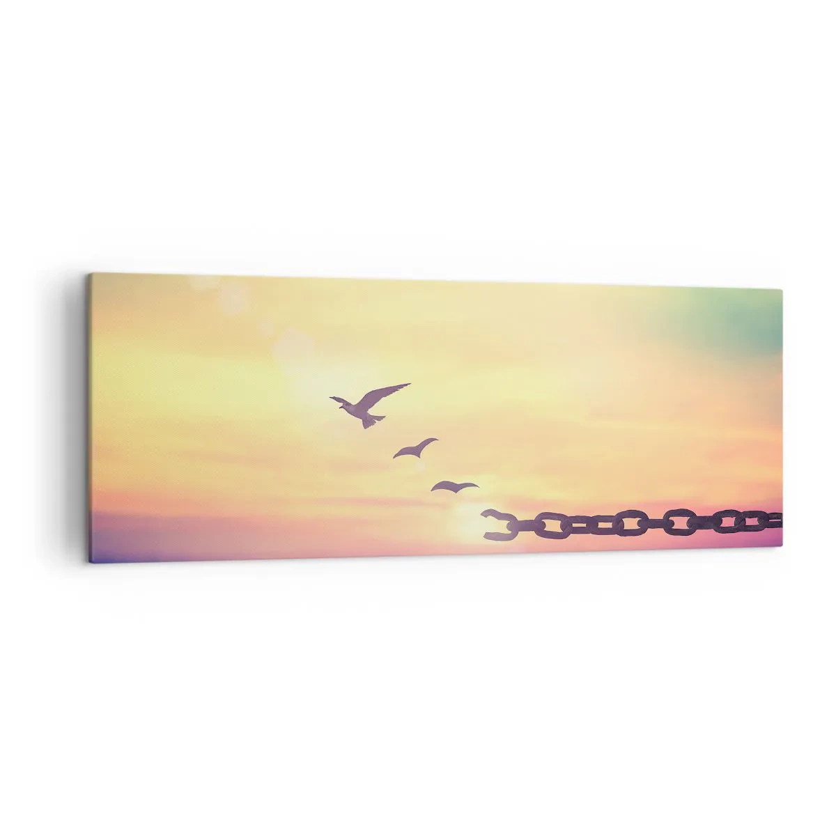 Canvas picture - Victory of Freedom - 140x50 cm