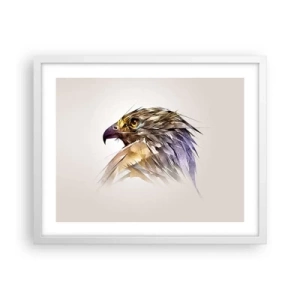 Poster in white frmae - Portrait of a Warrior - 50x40 cm