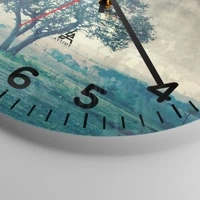 Clock face with numbers