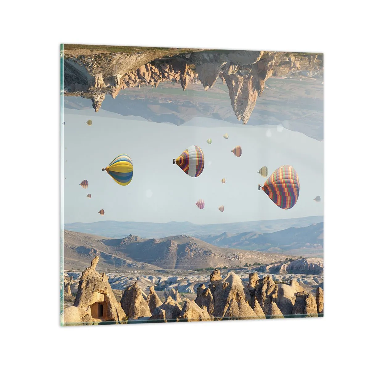 Glass picture - Here Everything Is Possible - 40x40 cm