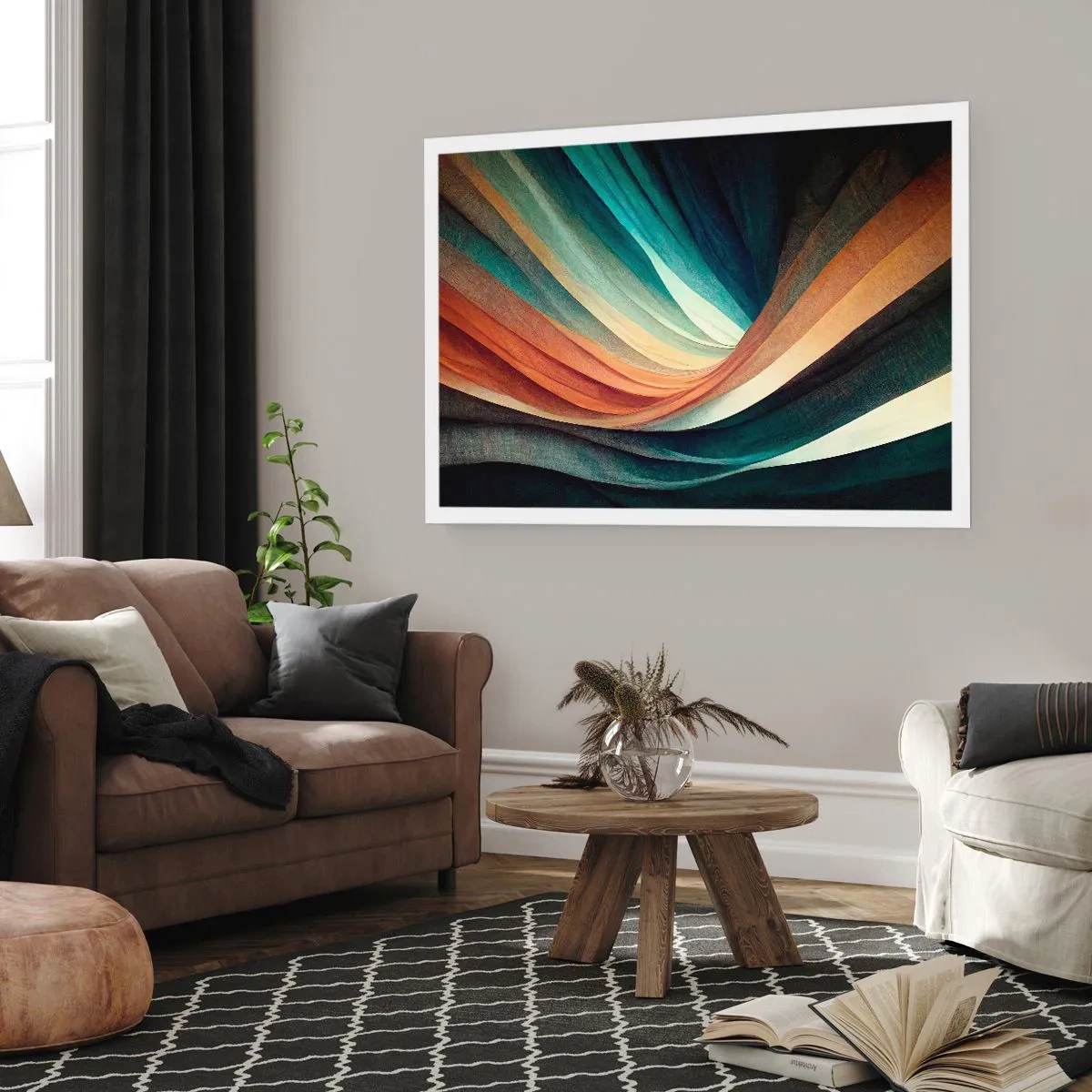 Poster - Woven from Colours - 70x50 cm